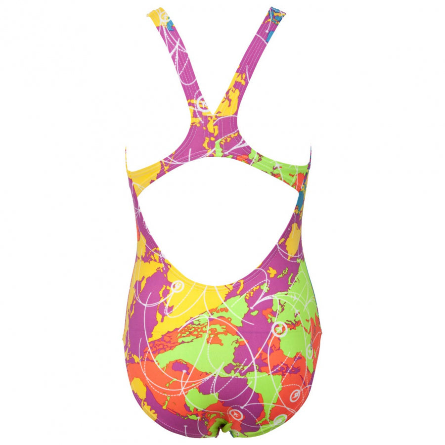 Shop Arena Junior Pink Swimsuit - Routes