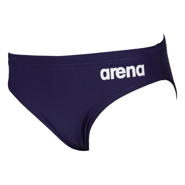 Arena Youth Solid Swim Brief - Navy Blue