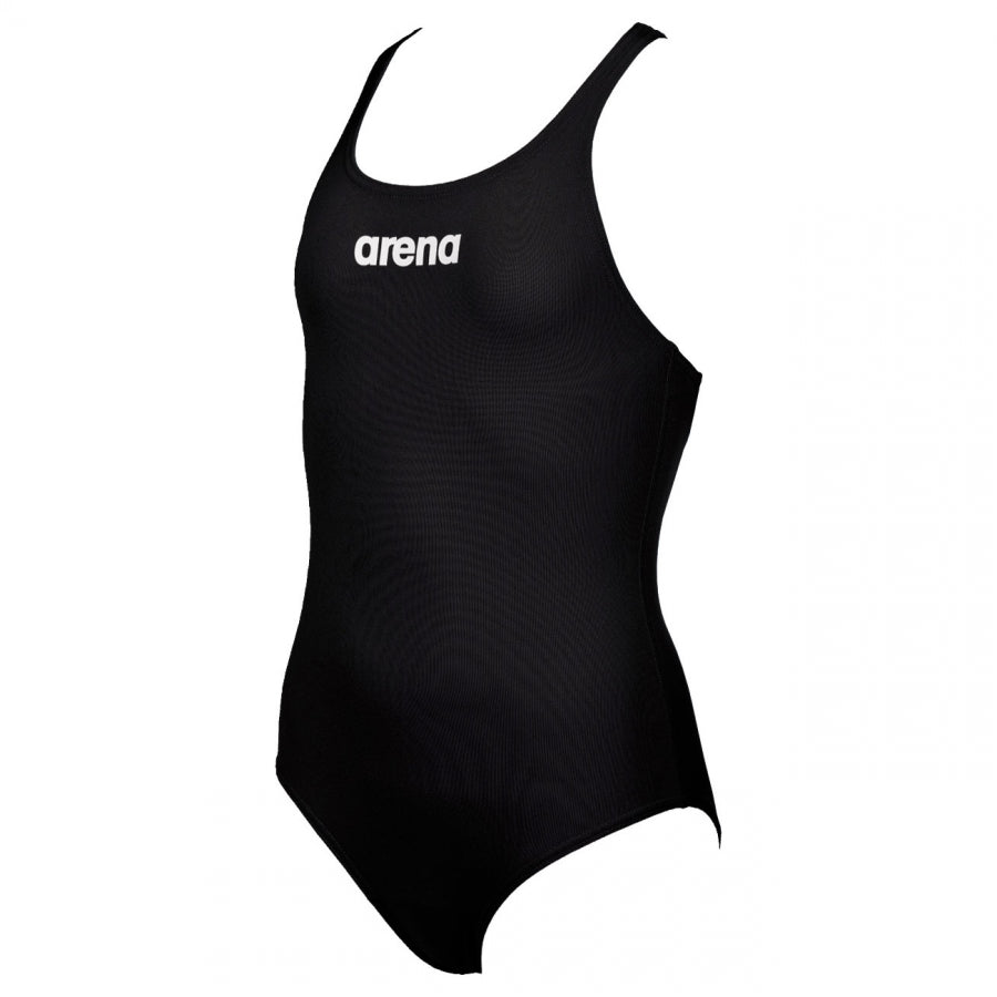 Arena Solid Pro Girls Swimsuit - Black