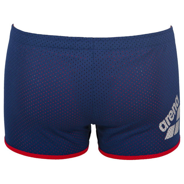 Buy Arena Square Cut Drag Shorts - Navy Blue