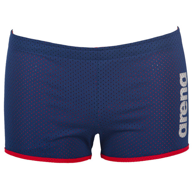 Buy Arena Square Cut Drag Shorts - Navy Blue
