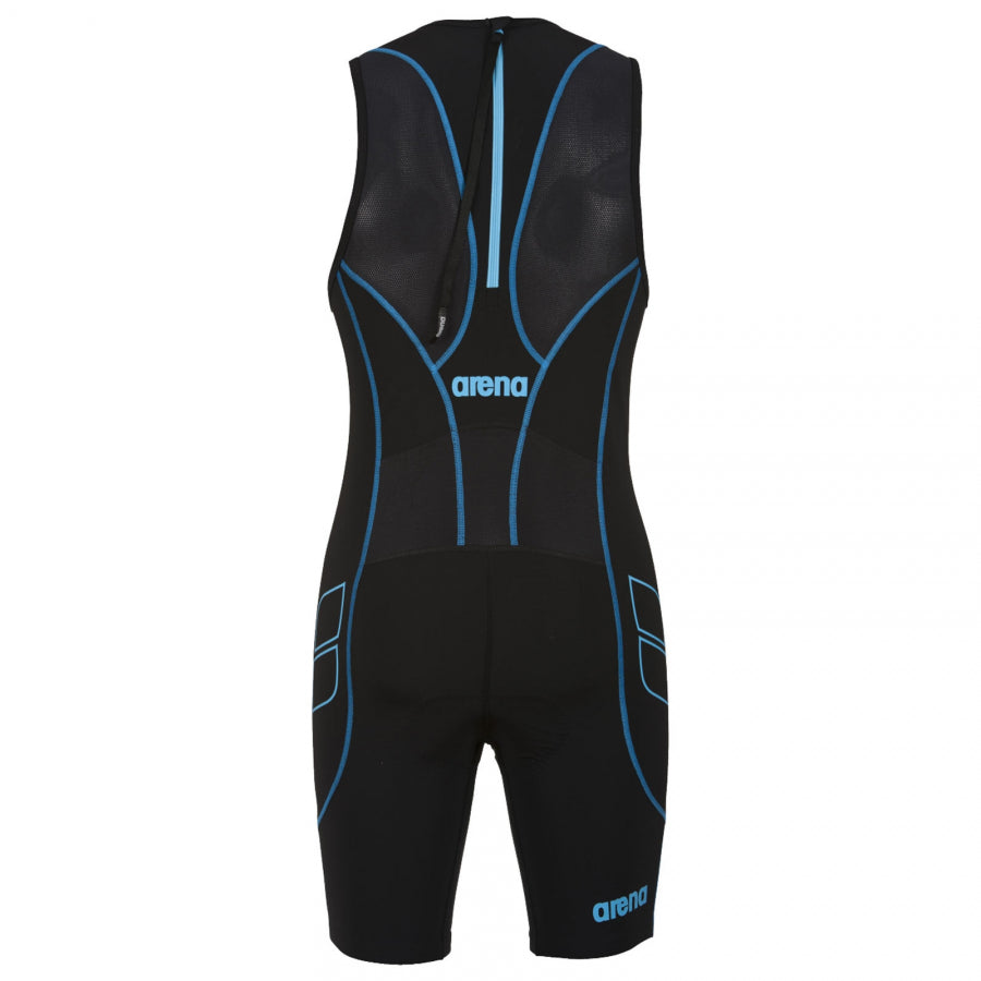 Arena Men's ST Black Trisuit - Rear Zip