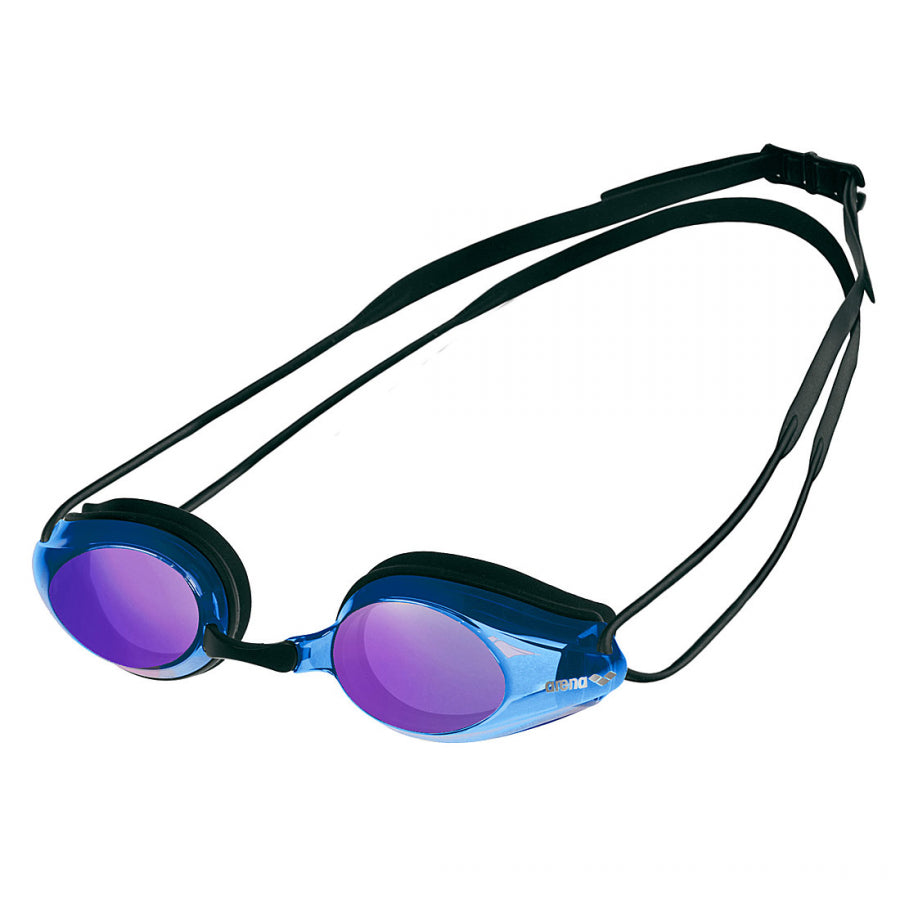 Arena Tracks Mirror Racing Goggles - Blue Multi Lens
