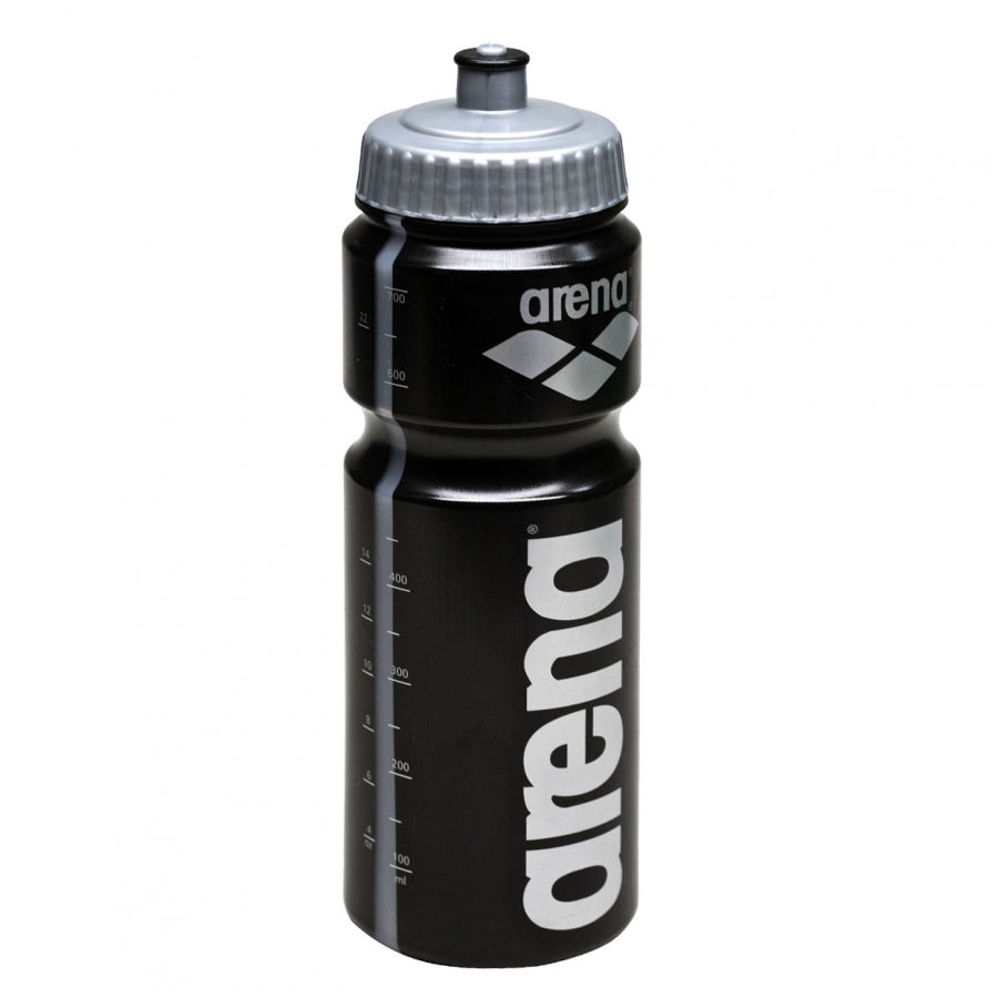 Arena Water Bottle - Black / Silver
