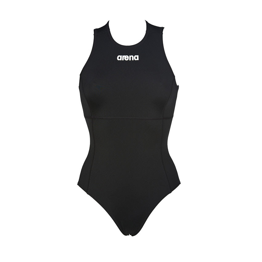 Arena Solid Black Water Polo Swimsuit