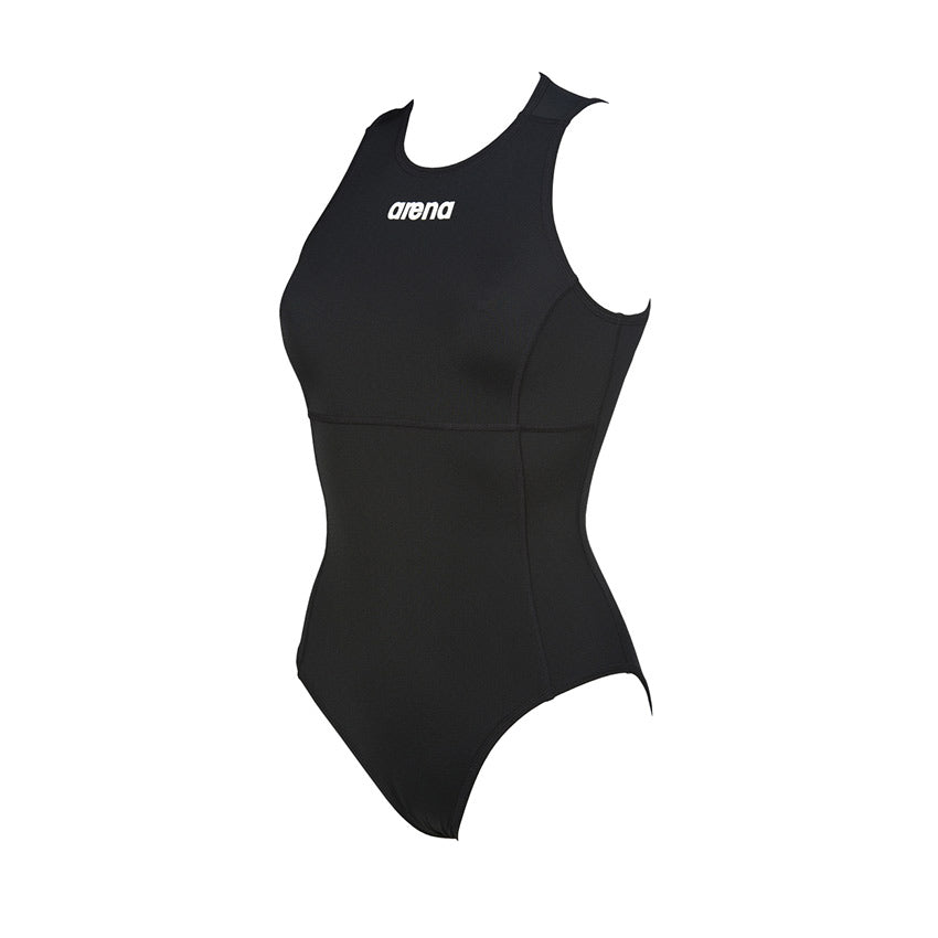 Arena Solid Black Water Polo Swimsuit