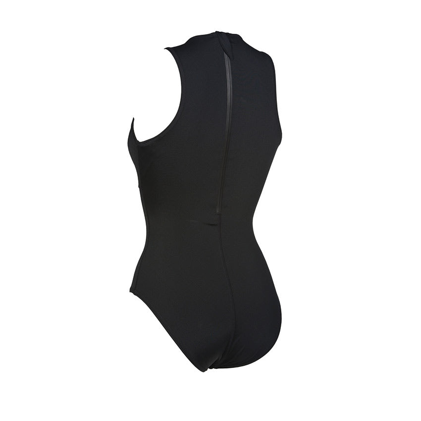 Arena Solid Black Water Polo Swimsuit