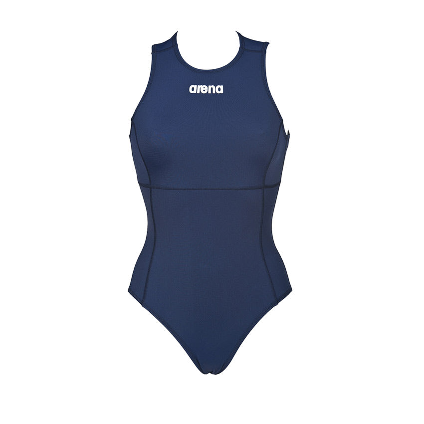 Arena Solid Navy Blue Water Polo Swimsuit