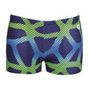 Arena Mens Spider Swim Shorts Blue Green