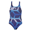 Arena Spider Girls Swimsuit Blue Red