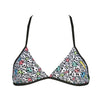 Patterned Arena Triangle Feel Bikini Top