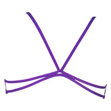 Purple Arena Bandeau Bikini Top