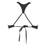 Black Arena Crop Bikini Top