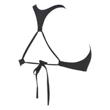 Black Arena Crop Bikini Top