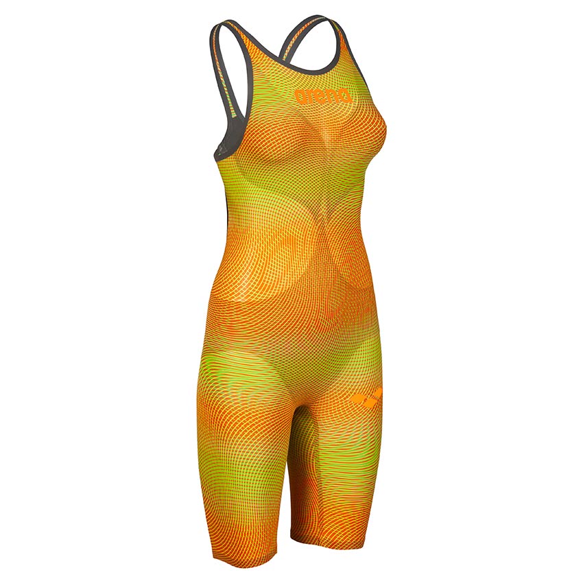 Lime Orange Arena Carbon Air 2 Open Back Suit