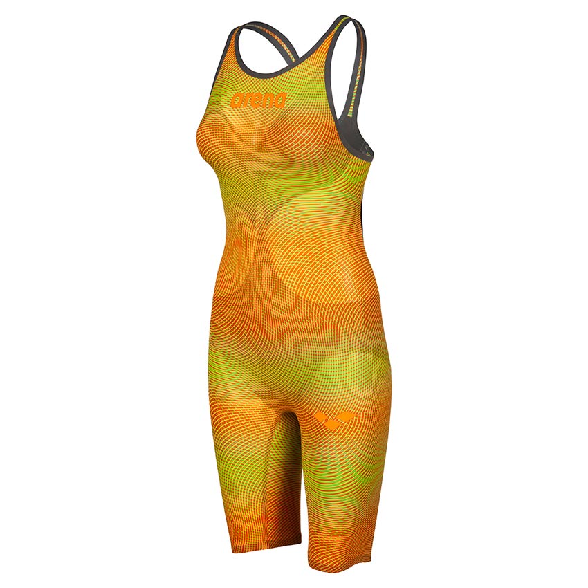 Lime Orange Arena Carbon Air 2 Open Back Suit