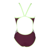 Red Wine Arena Team Stripe Swimsuit