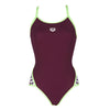 Red Wine Arena Team Stripe Swimsuit
