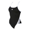 Black Arena Team Stripe Swimsuit