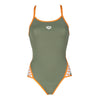 Green Arena Team Stripe Swimsuit
