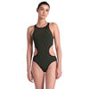 Womens Arena One Biglogo Swimsuit - Dark Sage