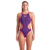 Womens Arena One Biglogo Swimsuit - Plum