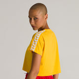 Arena Corrine Yellow Cropped T-shirt