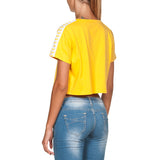 Arena Corrine Yellow Cropped T-shirt