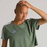 Arena Corrine Army Green Cropped T-shirt