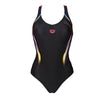 Arena Fluency Black Red Swimsuit