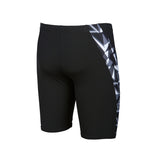 Arena Mens Swim Jammer Black White Shattered Glass