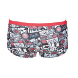 Arena Mens Red Comics Low Waist Swim Shorts