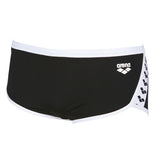 Arena Black Team Stripe Low Waist Shorts
