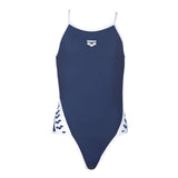 Arena Junior Team Stripe Swimsuit - Navy