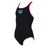 Arena BigLogo Girls Black Rose Swimsuit