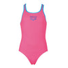 Arena BigLogo Girls Pink Swimsuit