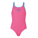 Arena BigLogo Girls Pink Swimsuit