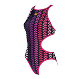 Arena ONE Logo Stripe Swimsuit