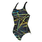 Black Arena Light Beams Swimsuit
