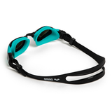 Arena Cobra Tri Swipe Mirror Goggles - Emerald Peacock