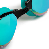 Arena Cobra Tri Swipe Mirror Goggles - Emerald Peacock