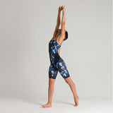 Blue Arena Night Lights Legged Swimsuit