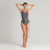 Arena Heat Stripes Swimsuit