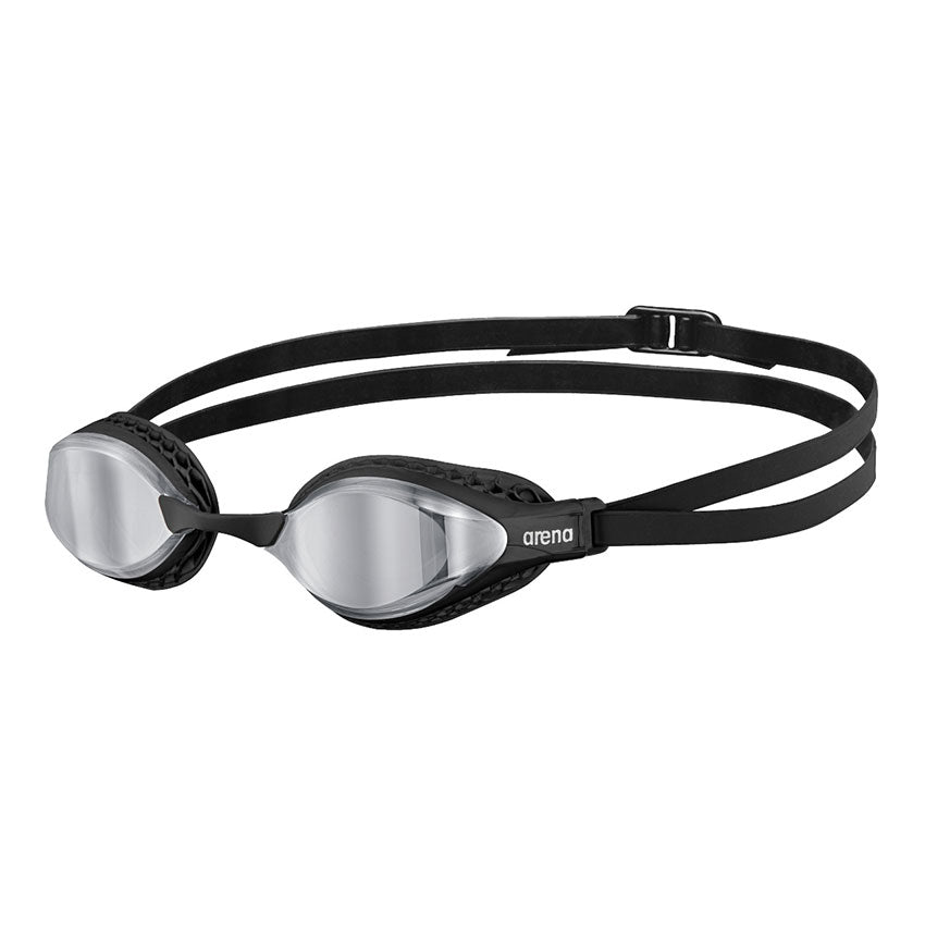 Silver Black Arena Airspeed Mirror Goggles