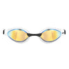 White Arena Airspeed Mirror Goggles - Yellow Copper