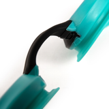 Emerald - Peacock Arena Cobra Core Swipe Mirror Goggles