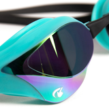 Emerald - Peacock Arena Cobra Core Swipe Mirror Goggles