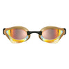 Yellow-Copper Gold Arena Cobra Core Swipe Goggles