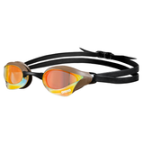 Yellow-Copper Gold Arena Cobra Core Swipe Mirror Goggles