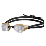 Silver Gold Arena Cobra Core Swipe Goggles